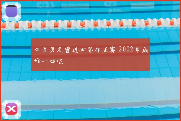中国男足曾进世界杯正赛 2002年成唯一回忆